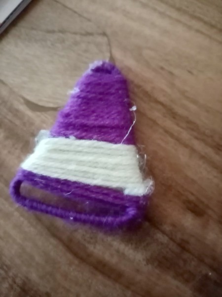 Paper Clip Earrings - use multiple colors of yarn if desired