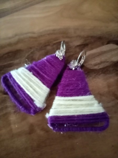 Paper Clip Earrings - done