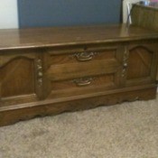 Value of a Lane Cedar Chest  - closed chest