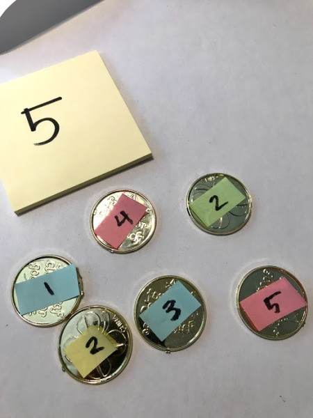 Feed the Monster Math Game - add numbers to the papers