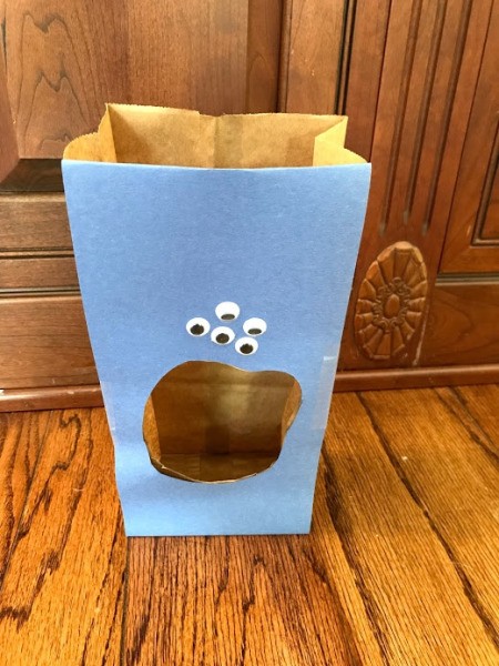 Feed the Monster Math Game - monster ready to eat the coins