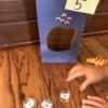 Feed the Monster Math Game - view of the possible coins that can total 5