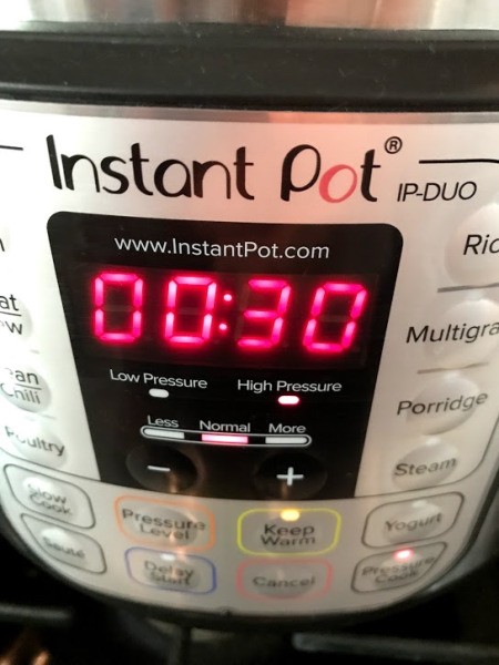 Instant Pot setting