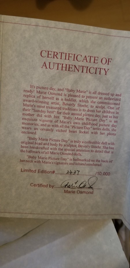 Value of Seymour Mann and Marie Osmond Dolls