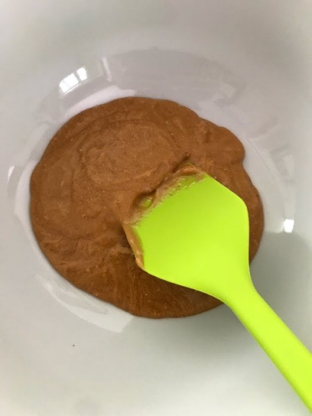 Peanut Butter & honey mix in bowl