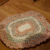 Selling Crafts Online -crochet rag rug