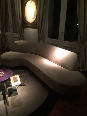 Value of a Vintage Sofa - sofa in a darkened room