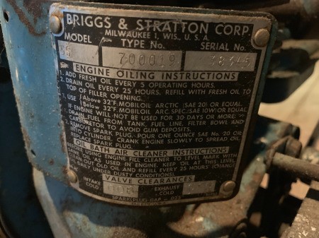Value of an Antique Johnson Rotary Mower