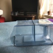 Replacement Water Container for a Singer Steam Press - clear plastic water container