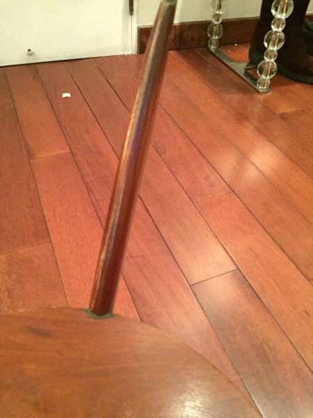 Value of a Vintage Round Glass Topped Table