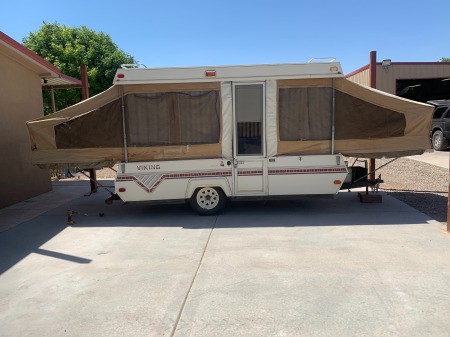 1985 coleman pop up camper canvas replacement