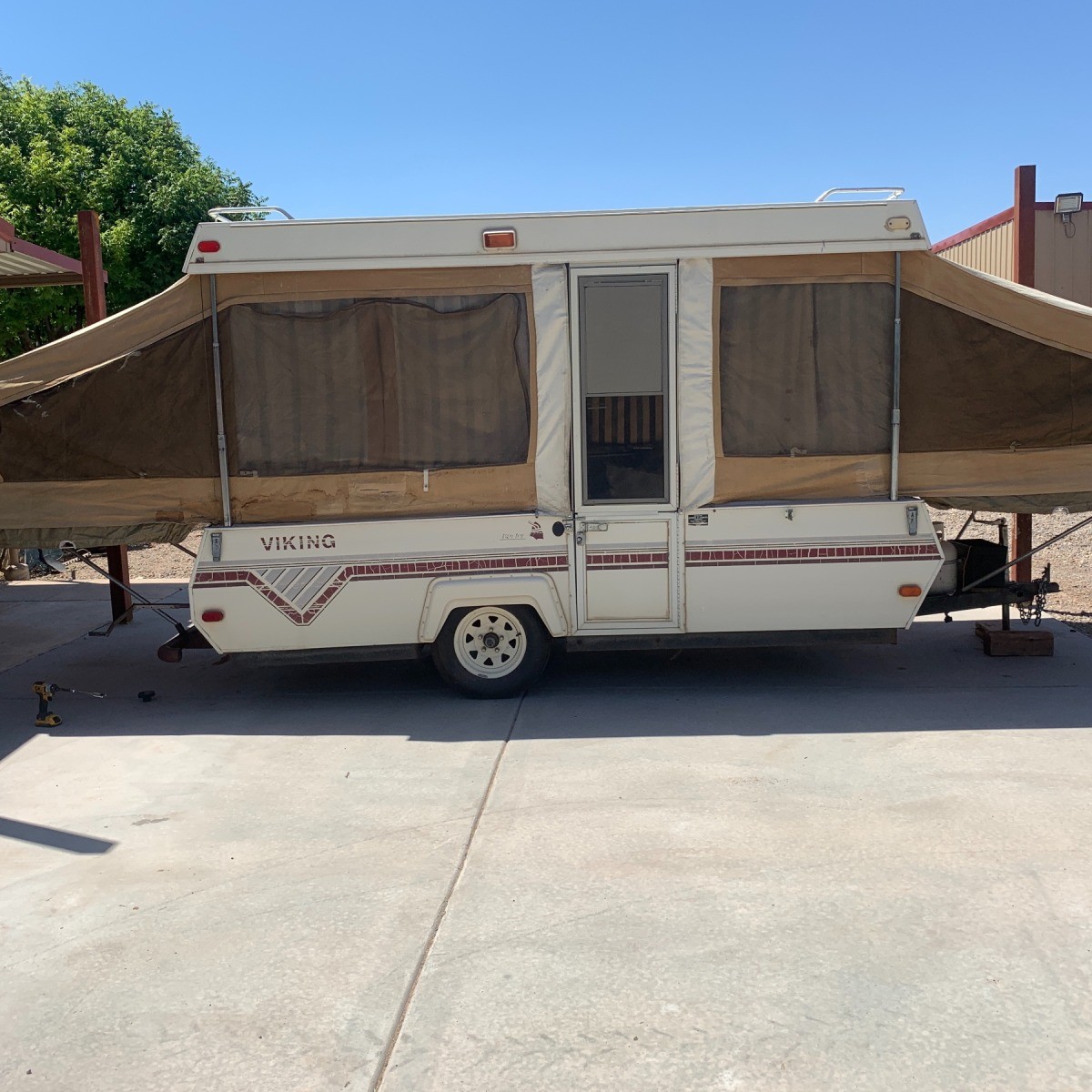 1985 viking pop up camper