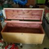 Value of a Lane Cedar Chest - open chest with light wood outside