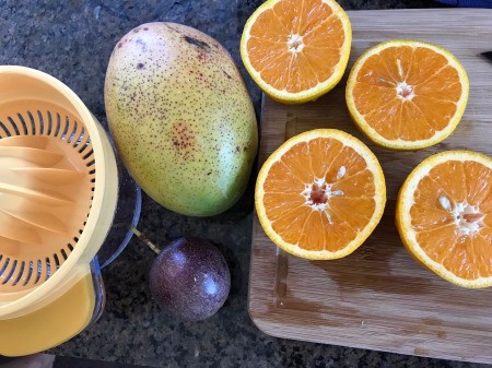 Orange Mango Passionfruit Smoothie