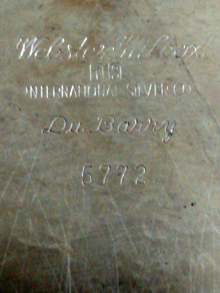 Silver or Silver Plate Platter