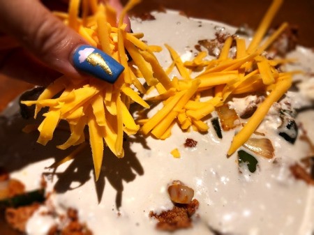 cheese added to Casserole