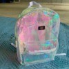 Painting a Clear PVC Backpack  - clear pack