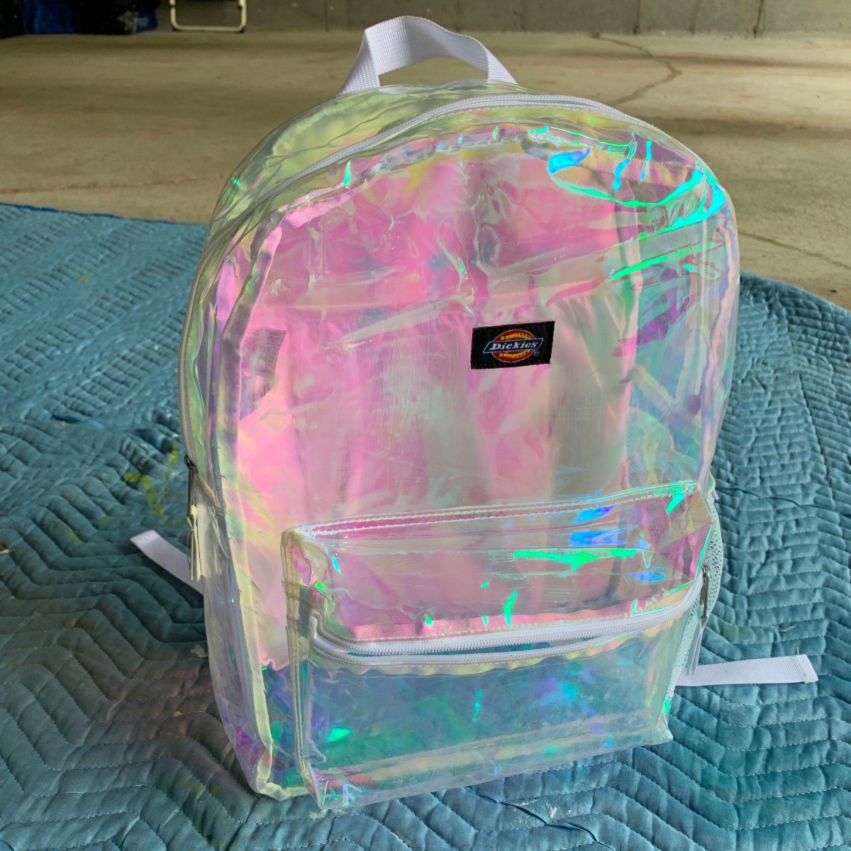 clear pvc backpack