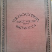 Value of 1911 Handy Volume Issue of Encyclopaedia Britannica - cover