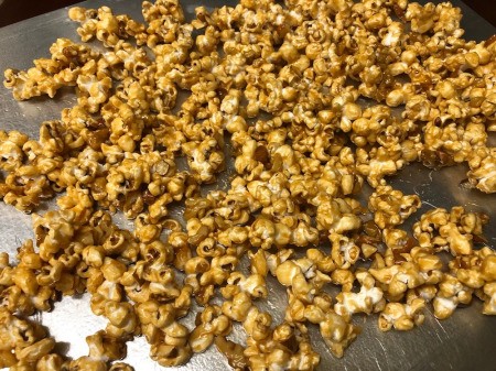 Caramel on Nuts & popcorn