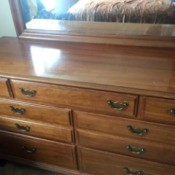 Value of Drew Bedroom Furniture - double dresser with mirror