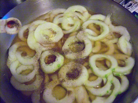 adding salt & pepper