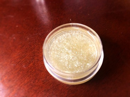 How to Make Natural Tinted Lip Balm - pour into container, it will harden on its own, screw on lid
