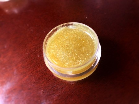 How to Make Natural Tinted Lip Balm - pour into a container