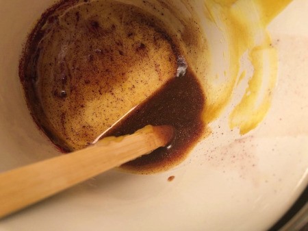 How to Make Natural Tinted Lip Balm - for a deeper red add more beet root powder to the remaining mixture, reheat to melt if needed