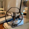 Old Kenmore Sewing Machine Won't Stitch - needle bar circled