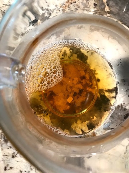 strained tea