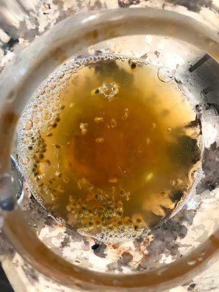 Passionfruit in Green Tea