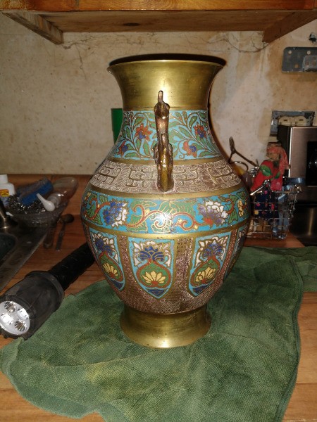 Value of a Japanese Champleve Cloisonné Vase