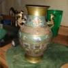 Value of a Japanese Champleve Cloisonné Vase - enameled metal vase