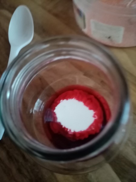 Color Tinted Glass Jars - glue and glitter if desired