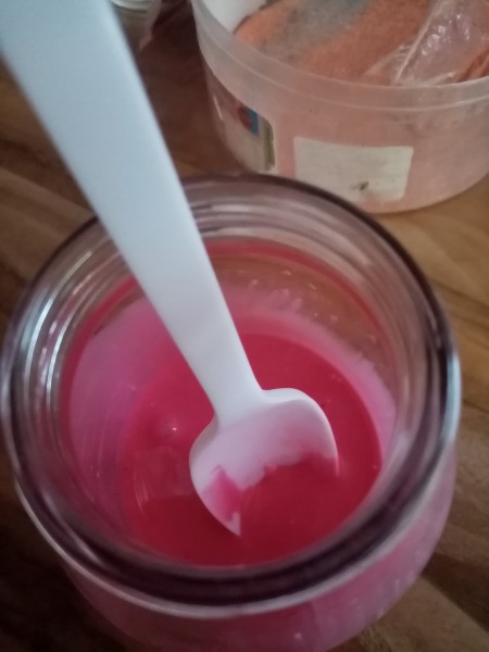 Color Tinted Glass Jars - mix well