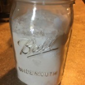 Making Powdered French Vanilla Coffee Creamer - jar of powdered creamer