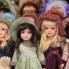 an array of porcelain dolls