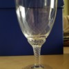 Identifying Vintage Drinking Glasses - stemmed glasses with a diamond pattern in the glass
