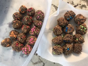finished No Bake Cookie Balls