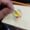 Making a Balloon Paper Clip Topper - cut out another set and repeat the steps. Then glue the second half to the first creating a 3D balloon