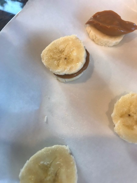 Peanut butter Banana sandwiches