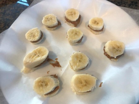 peanut butter banana sandwiches