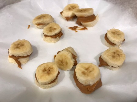 freezing Chocolate Peanut Banana Bites