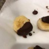 Chocolate added to Peanut Banana Bites