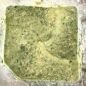 Green Lentil Dip in blender
