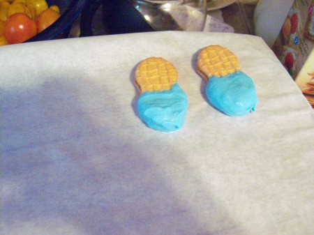 Little Peanut Baby Shower Favors - place on parchment paper