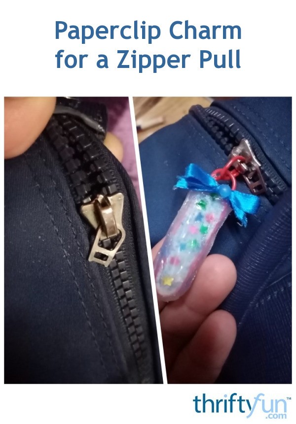 Making A Paperclip Charm For A Zipper Pull Thriftyfun