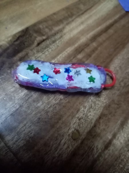 Paperclip Charm for a Zipper Pull - repeat on this side