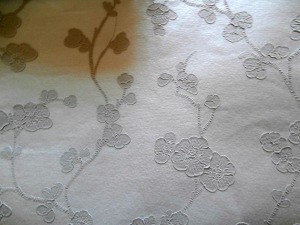 Discontinued Brewster Wallpaper #284-54243 - raised floral motif wallpaper
